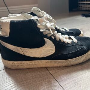 Nike White and Black Athletic Shoes